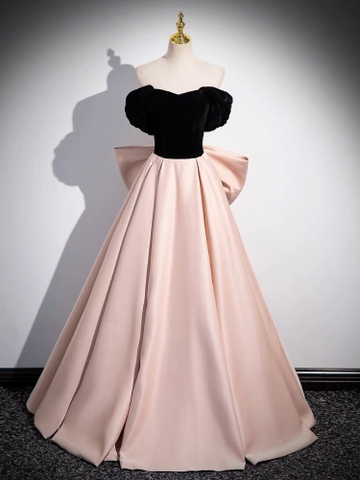 Black pink party dress BP20