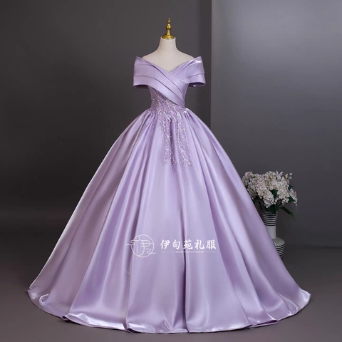 Purple Evening , Prom , Party Dress PP30