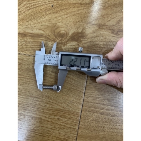 Ốc lục giác Inox M6 dài 2,2cm ren 1,6cm  + đai ốc