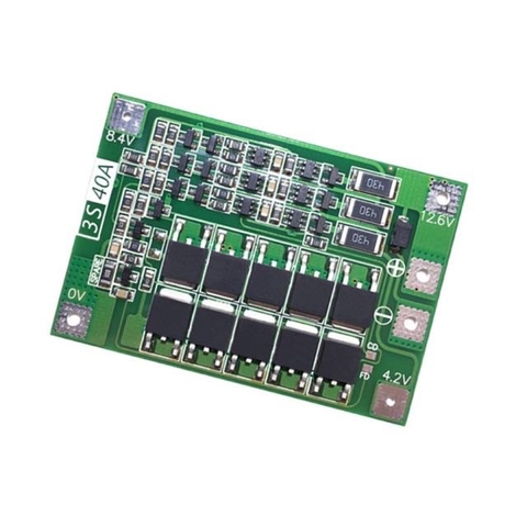 Mạch 3S-12.6V 20A,30A,40A,60A,80A Full Ok, sạc cân bằng và bảo vệ pin Li-ion 3.7V.