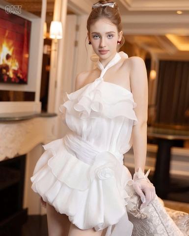 Váy Yếm Bồng Bềnh Thương Hiệu CAZI