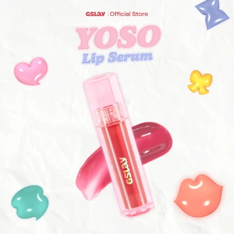Son Dưỡng Bóng Có Màu Thuần Chay GSLAY YOSO Lip Serum dưỡng ẩm, tái tạo môi