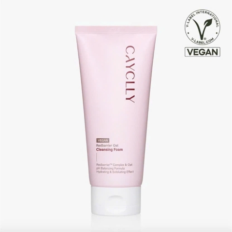 Sữa rửa mặt thuần chay CAYCLLY Redbarrier Oat Cleansing Foam