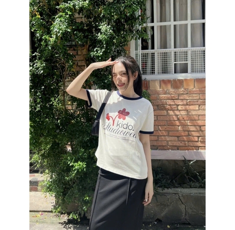 Áo thun tay ngắn cổ tròn thương hiệu Kido