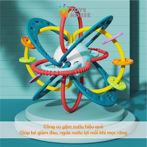 Đồ chơi lục lạc gặm nướu và tập cầm nắm