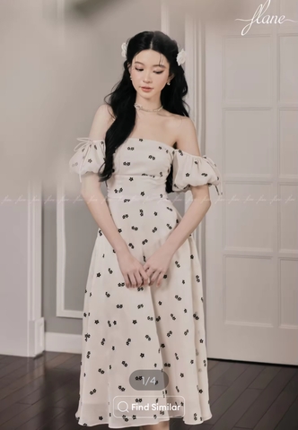 Váy hoa nhí thương hiệu Flane