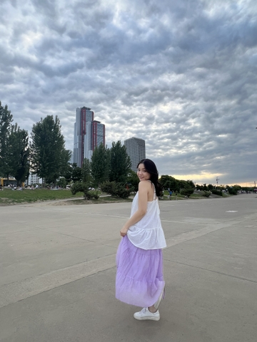 Áo 2 dây form xòe có dây rút vai thương hiệu MAGENTA