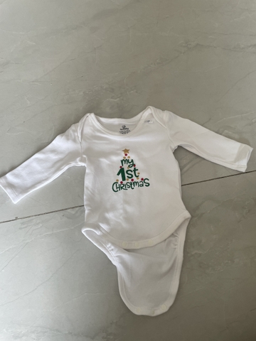 Áo trắng christmas thương hiệu Bubaby