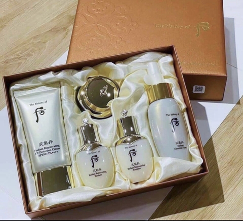 Set Kem chống nắng tái sinh da Whoo cheongidan UV 5sp