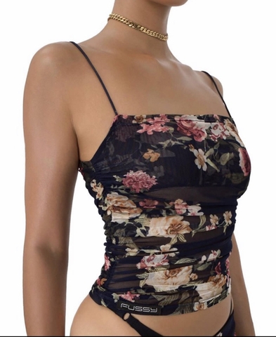 Croptop thun lưới thương hiệu FUSSY