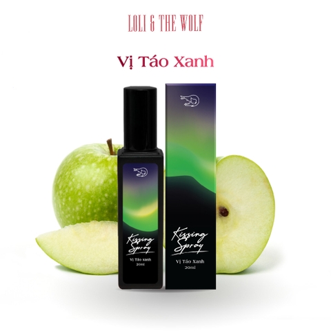 Xịt Thơm Miệng Kissing Spray Loli & The Wolf On Hương Trái Cây Bạc Hà Chai 20ml