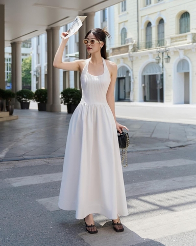 Đầm dài xòe nhẹ thương hiệu RECHIC