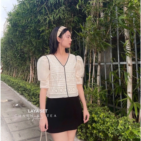 Áo ren thương hiệu Charm By Tea