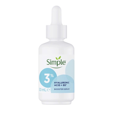 Tinh chất Simple Hyaluronic Acid + B5* Booster Serum cấp ẩm sâu đa tầng 30ml