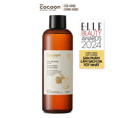 Nước tẩy trang bí đao Cocoon tẩy sạch makeup & giảm dầu 500ml