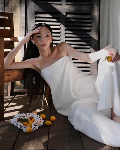 Set quần trắng áo 2 dây thương hiệu Suit All