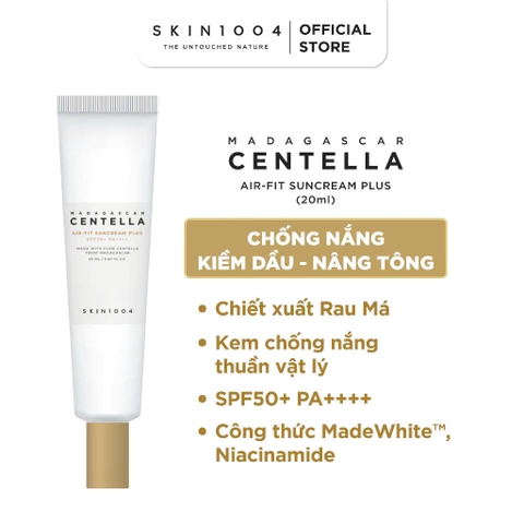 Kem chống nắng Skin1004 Madagascar Centella Air-Fit SunCream Plus 20ml