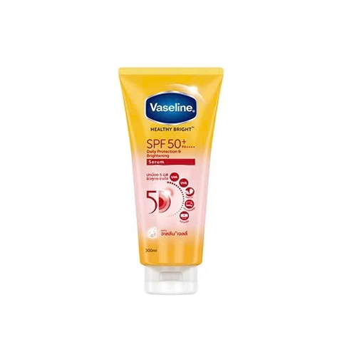 Serum chống nắng cơ thể Vaseline 50x bảo vệ da với SPF 50+ PA++++ giúp da sáng hơn gấp 2X70ML