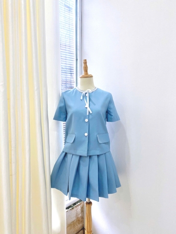 Set áo và chân váy xòe