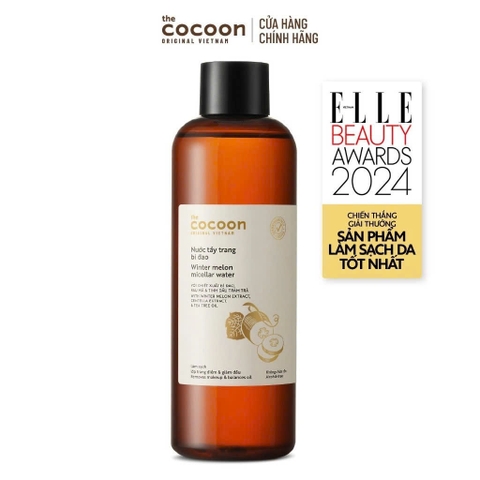 Nước tẩy trang bí đao Cocoon tẩy sạch makeup & giảm dầu 500ml