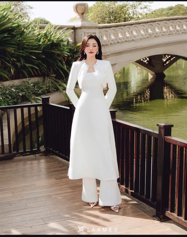 SET ÁO DÀI THƯƠNG HIỆU LARMẸS