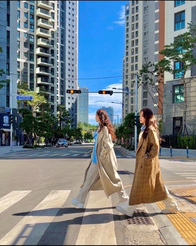 BLAZER dạ dáng dài thương hiệu BANANA CICI