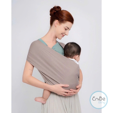 Địu Vải Cao Cấp EmBé Sling Dòng Flex Plus Cho Bé Từ 0 Đến 24 Tháng Tuổi