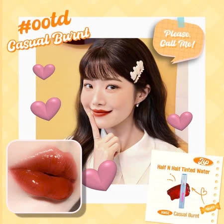 Son tint Black Rouge Half N Half Tinted Water