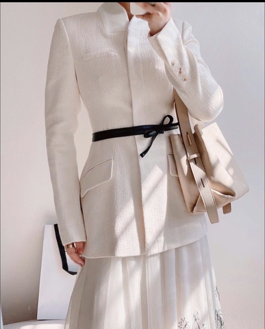 Áo blazer Trắng Thương hiệu Le Lam