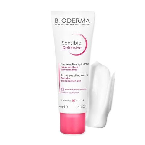 BIODERMA Kem Dưỡng Ẩm Bioderma Làm Dịu Dành Cho Da Nhạy Cảm Sensibio Defensive 40ml