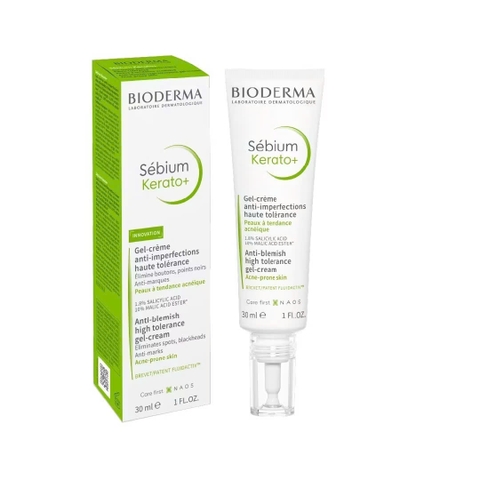 BIODERMA Kem Dưỡng Bioderma Sébium Kerato+ Giảm Mụn Ngừa Thâm Mụn 30ml