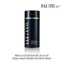 Mặt nạ sủi bọt thải độc Su:m37 Bright Award Micro Bubble De Mask 50ml