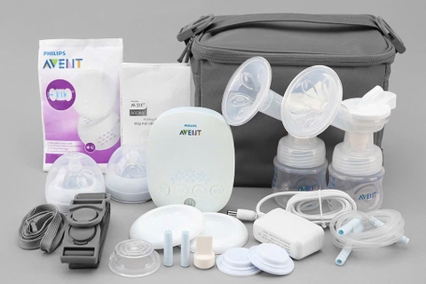 Máy hút sữa bằng điện đôi Philips Avent hoa tuyết