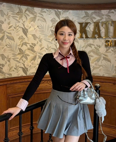 CHÂN VÁY XÒE  THƯƠNG HIỆU SIMPLE TWIST