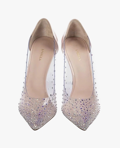 GIÀY CAO GÓT ĐÍNH ĐÁ THƯƠNG HIỆU LE SILLA