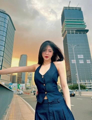 Set áo ghile & Quần Dài Thương Hiệu ANH