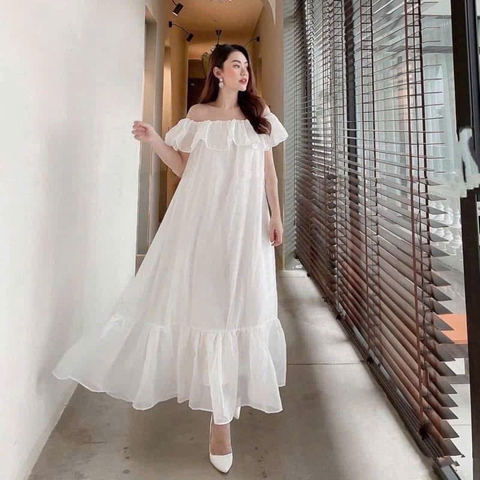 Váy Maxi Trễ Vai