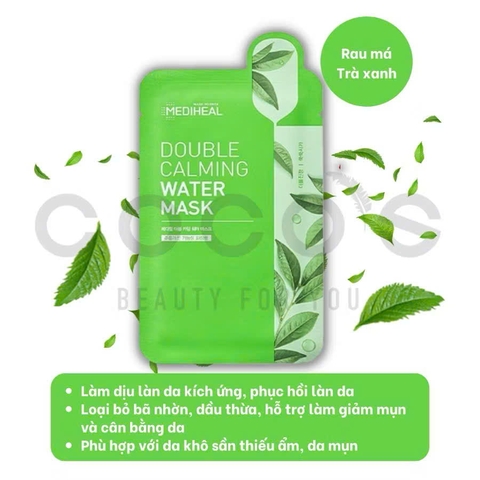 Mặt nạ giấy cấp ẩm, dưỡng trắng, làm dịu da, loại bỏ bã nhờn và cung cấp dưỡng chất cho da Mediheal Mask