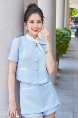 Áo Croptop Kiểu Thương Hiệu GLAM