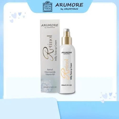 Kem Ủ Trắng Body Arumore Retinol Milky Tone-up Cream 200ml