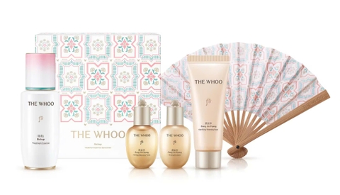 Bộ sản phẩm tiền tinh chất chăm sóc da lão hoá, tuần hoàn, làm dịu và bảo vệ làn da The Whoo Bichup Treatment Essence
