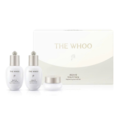 Bộ sản phẩm dưỡng sáng daTHE WHOO Gong Jin Hyang Brightening