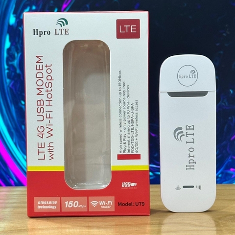Phát wifi 4G cổng USB LTE U79 Mobile sử dụng nguồn usb