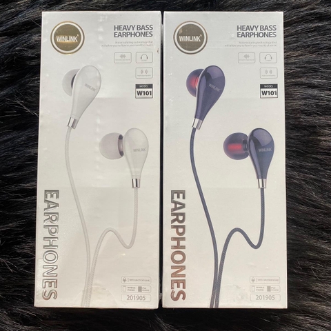 tai nghe Super Bass WinLink W101 dây 3.5mm Nhét Tai