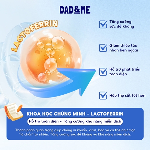 [COMBO 3] Sữa Dad&Me CBP(800g) nhập khẩu New Zealand - Giúp bé tăng đề kháng và chiều cao vượt trội