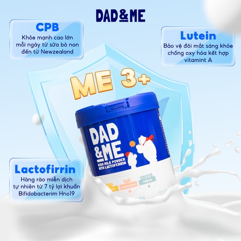 [COMBO 2] Sữa Dad&Me CBP(800g) nhập khẩu New Zealand - Giúp bé tăng đề kháng và chiều cao vượt trội