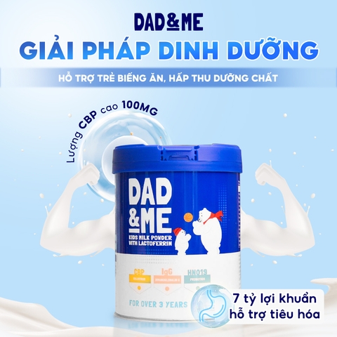 [COMBO 2] Sữa Dad&Me CBP(800g) nhập khẩu New Zealand - Giúp bé tăng đề kháng và chiều cao vượt trội