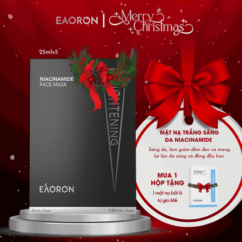 Mặt nạ trắng sáng da Eaoron Niacinamide Face Mask 25ml 5 miếng