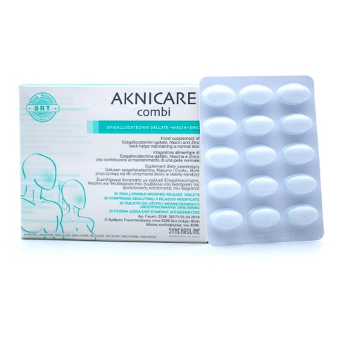 Viên Uống Hỗ Trợ Giảm Mụn Aknicare Combi