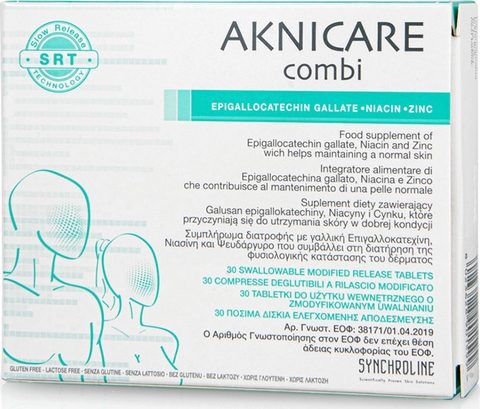 Viên Uống Hỗ Trợ Giảm Mụn Aknicare Combi